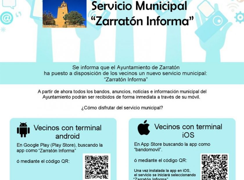 Servicio Municipal "Zarratón Informa"