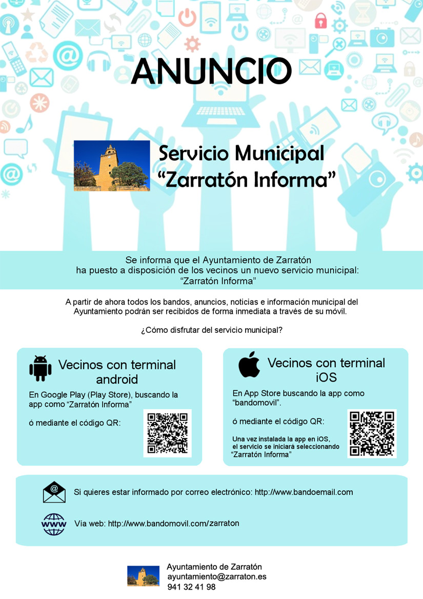 Servicio Municipal Zarratón Informa