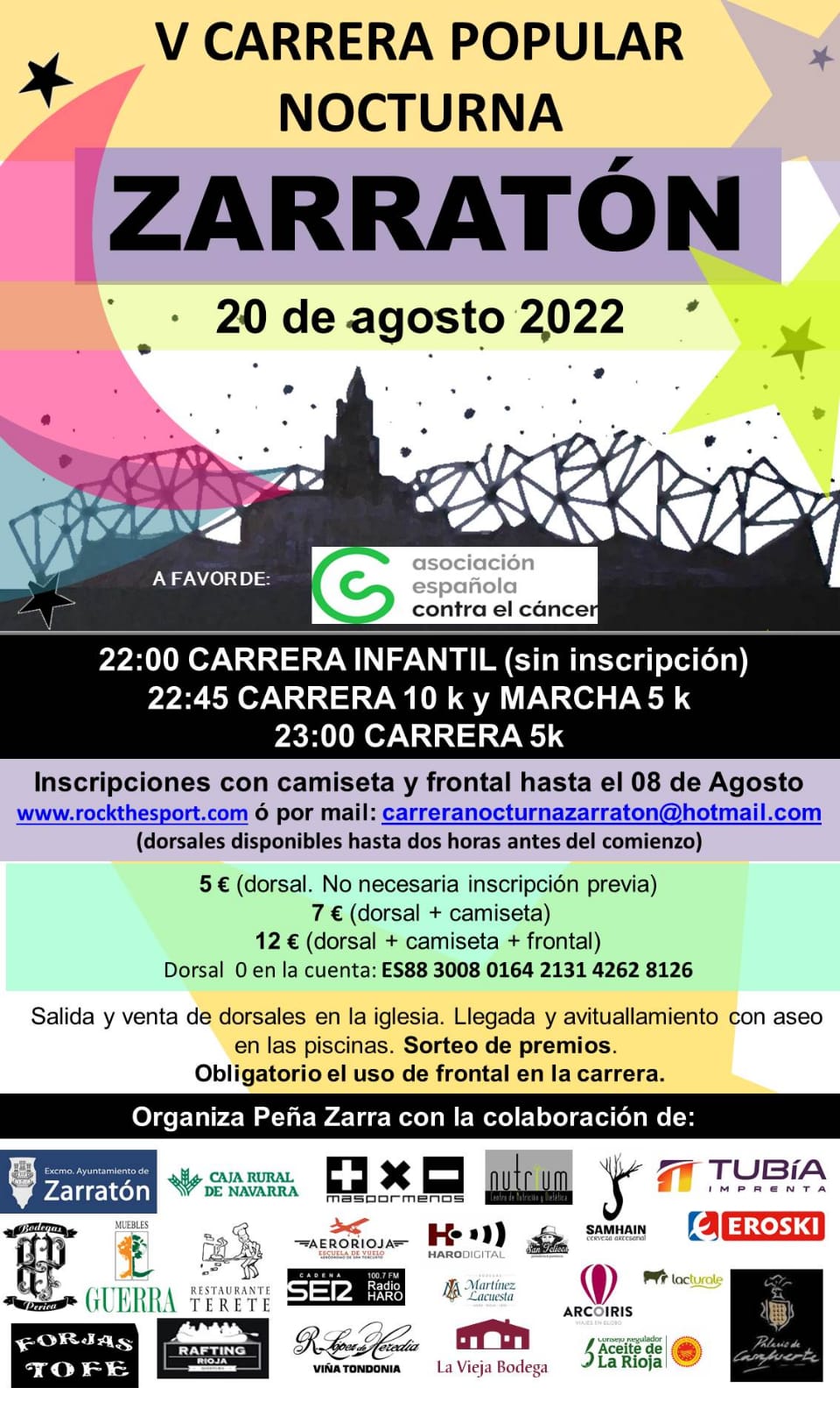 V Carrera Popular Nocturna Zarratón 2022