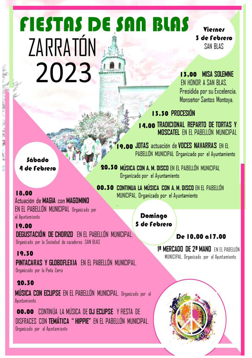 Cartel Programa San Blas 2023