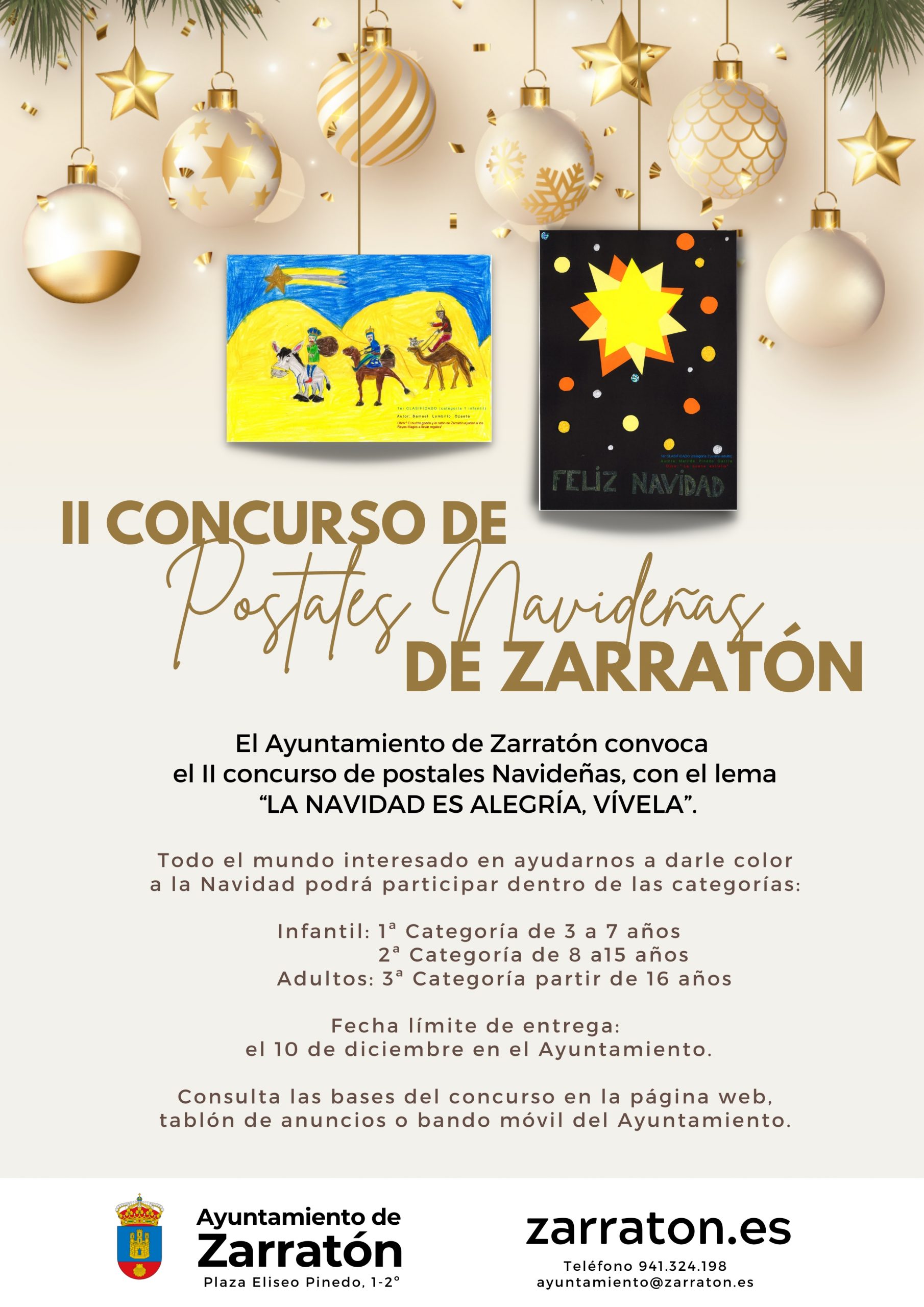 II Concurso de Postales Navideñas de Zarratón